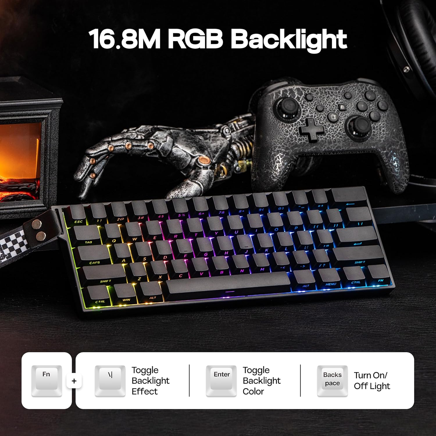 MechLands Aula Mini60 HE Pro Wireless Keyboard - AHW Store
