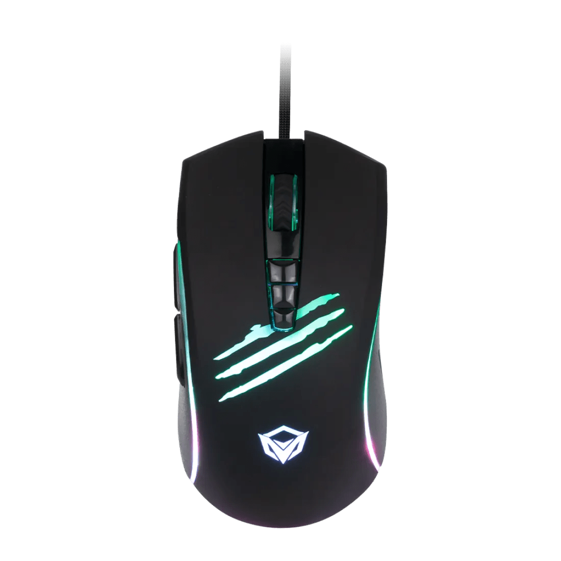 Meetion C011 Wired Gaming Combo Mouse and Mouse Pad 6400 DPI 8 Buttons Black - AHW Store