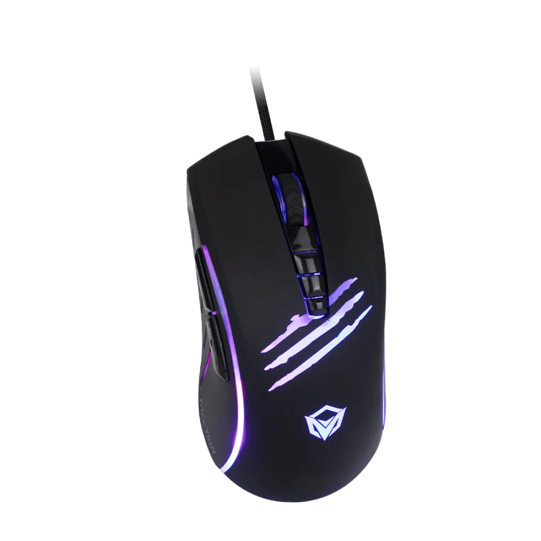 Meetion C011 Wired Gaming Combo Mouse and Mouse Pad 6400 DPI 8 Buttons Black - AHW Store