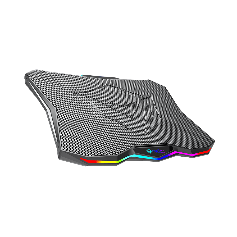 MeeTion CP4040 Gaming Cooling Pad RGB Backlight For Laptop 9 - 17 Inch Compatibility Super Silent - AHW Store