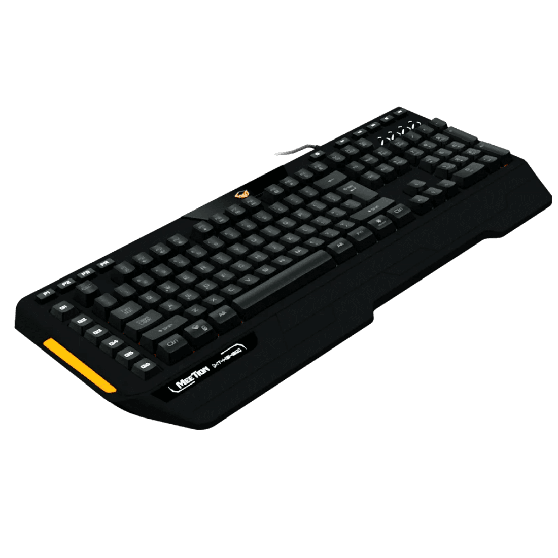 Meetion K9420 RGB Membrane Gaming Keyboard English & Arabic Black - AHW Store