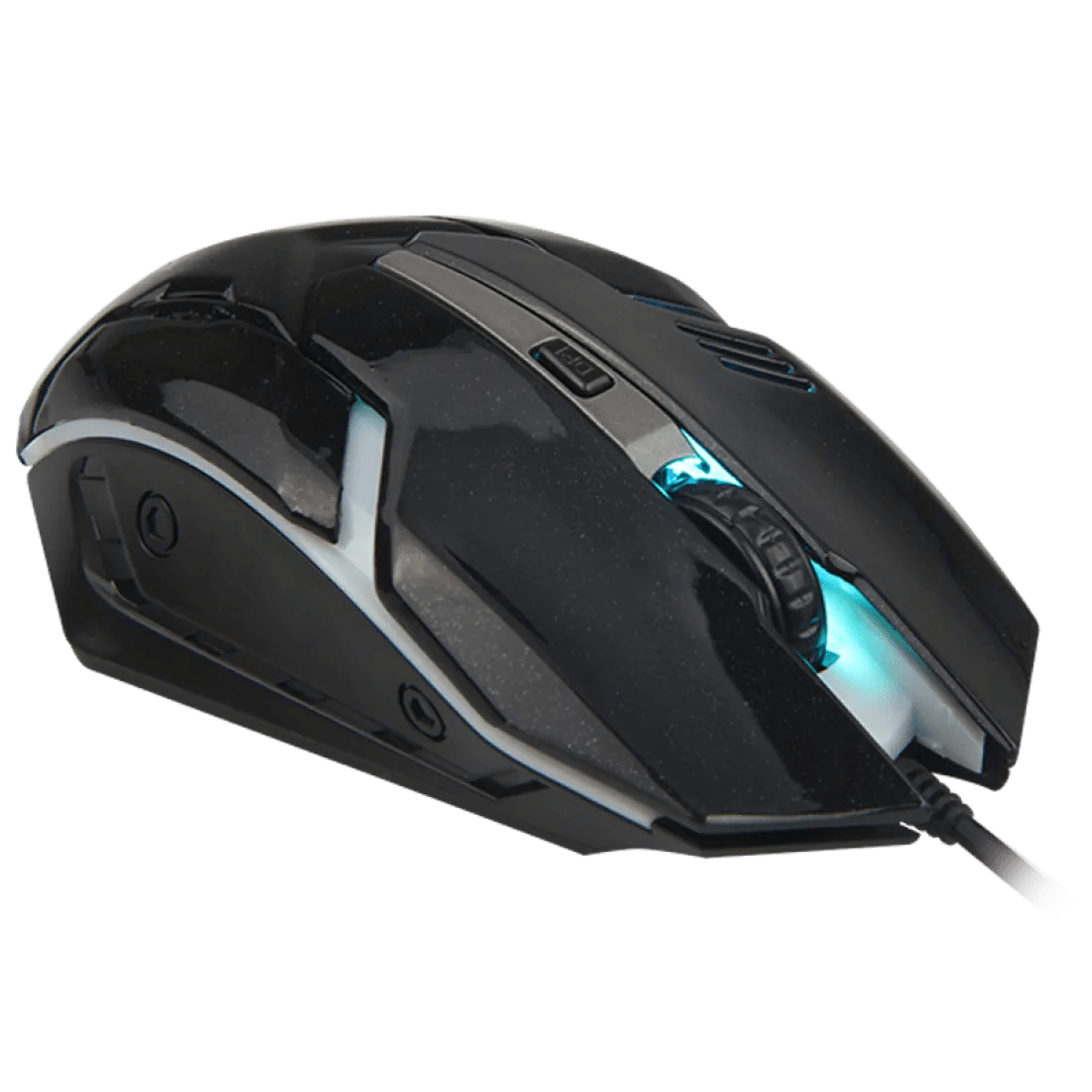 Meetion M371 Backlit Wired Rainbow Gaming Mouse 1600 DPI 4 Buttons Black - AHW Store