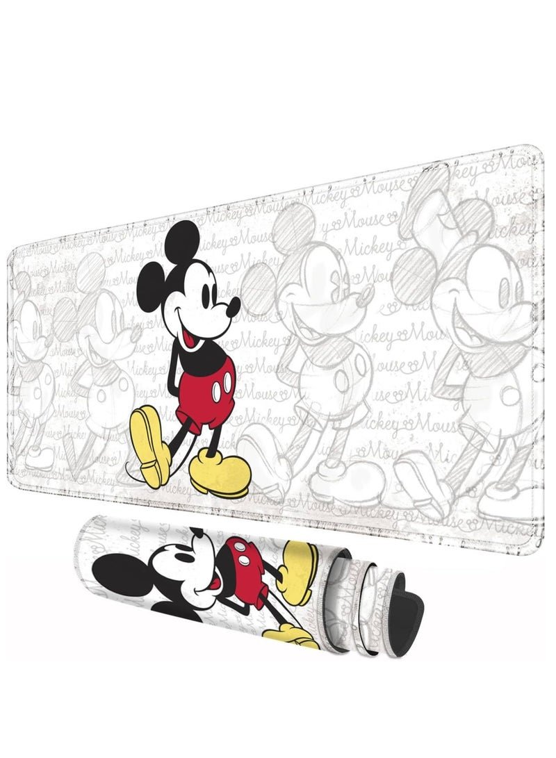Mickey 2 Mouse Sketch Gaming Mouse Pad 30 × 70 cm - AHW Store