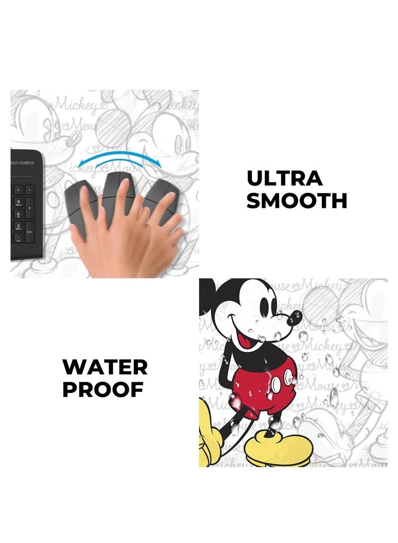 Mickey 2 Mouse Sketch Gaming Mouse Pad 30 × 70 cm - AHW Store