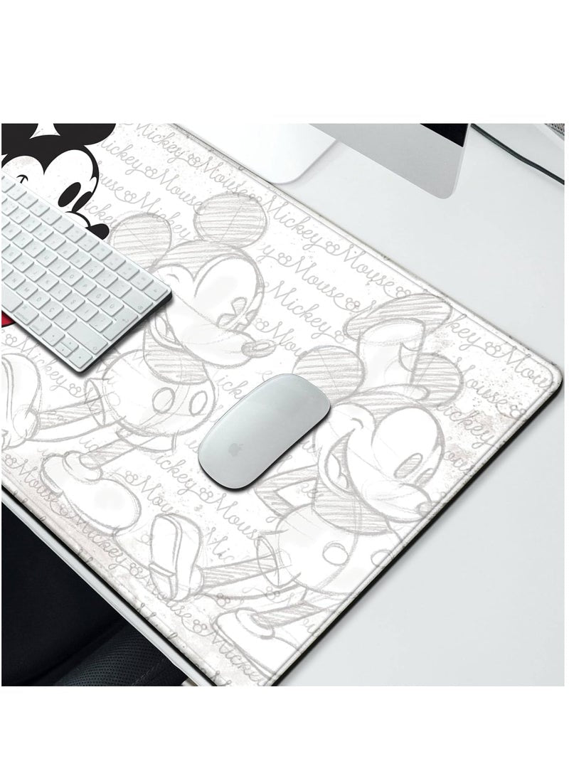 Mickey 2 Mouse Sketch Gaming Mouse Pad 30 × 70 cm - AHW Store