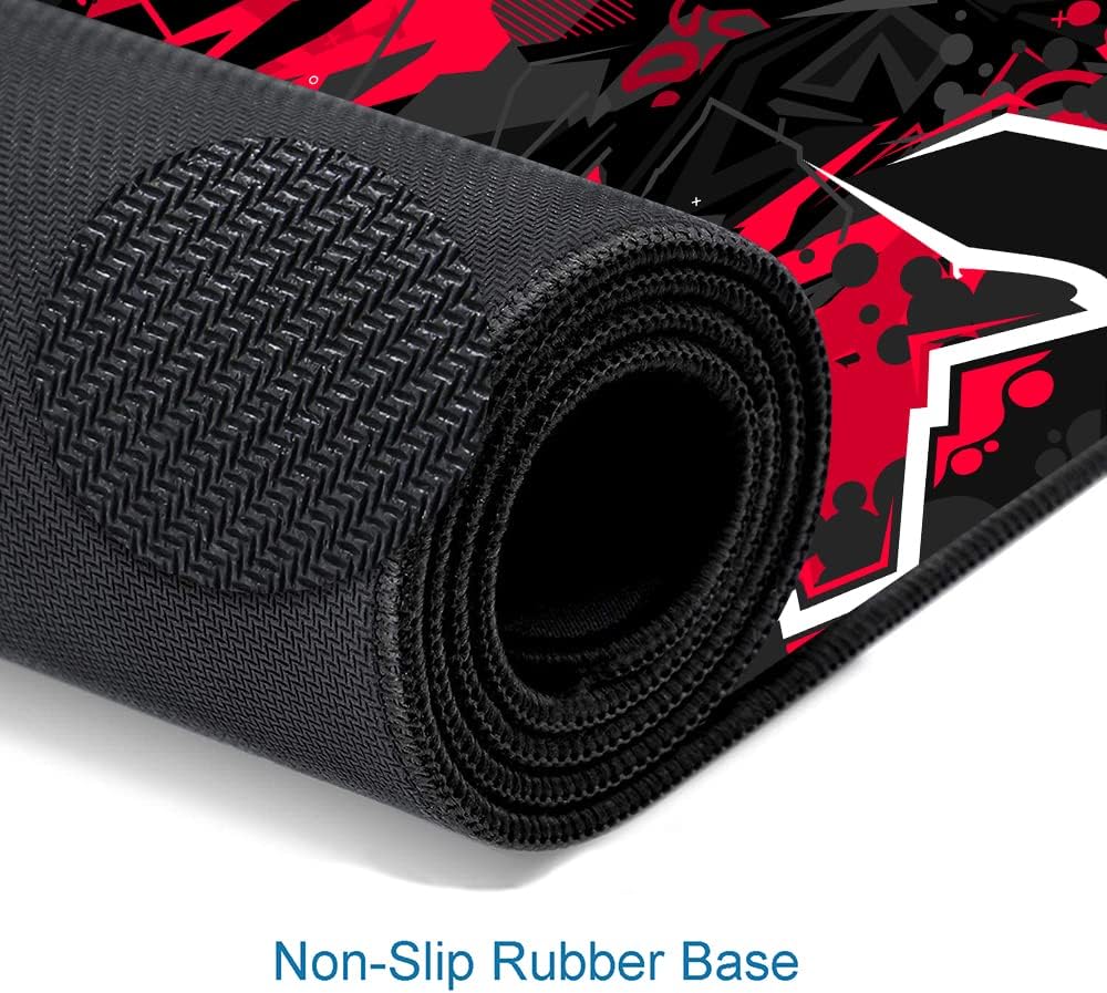 Mouse Pad Gaming, Large XXL Mouse Pads, Non - Slip Rubber Base Mousepad, Keyboard Mouse Mat Desk Pad w - AHW Store
