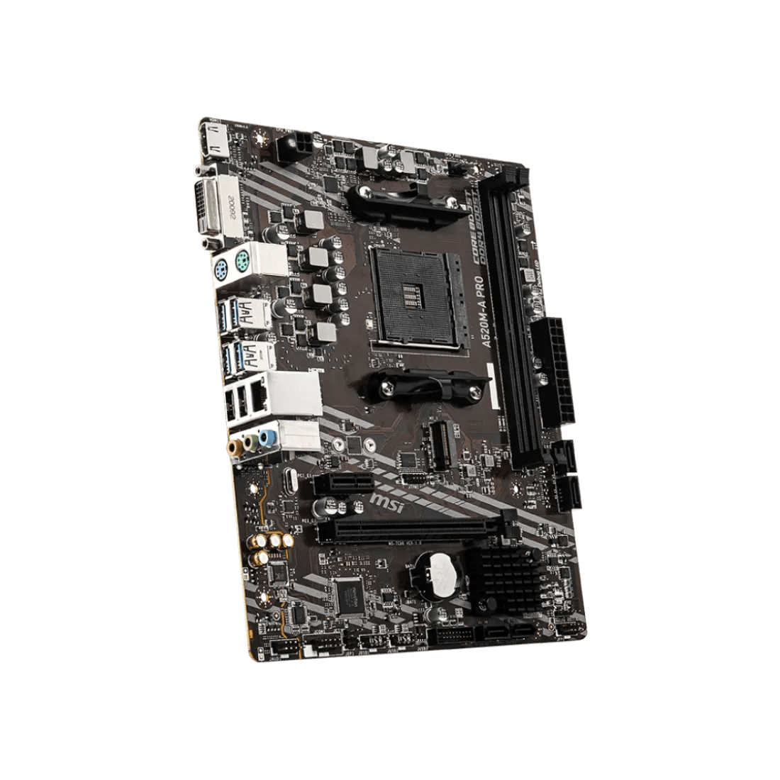 MSI A520M-A PRO DDR4 AM4 M-ATX Motherboard Black - AHW Store