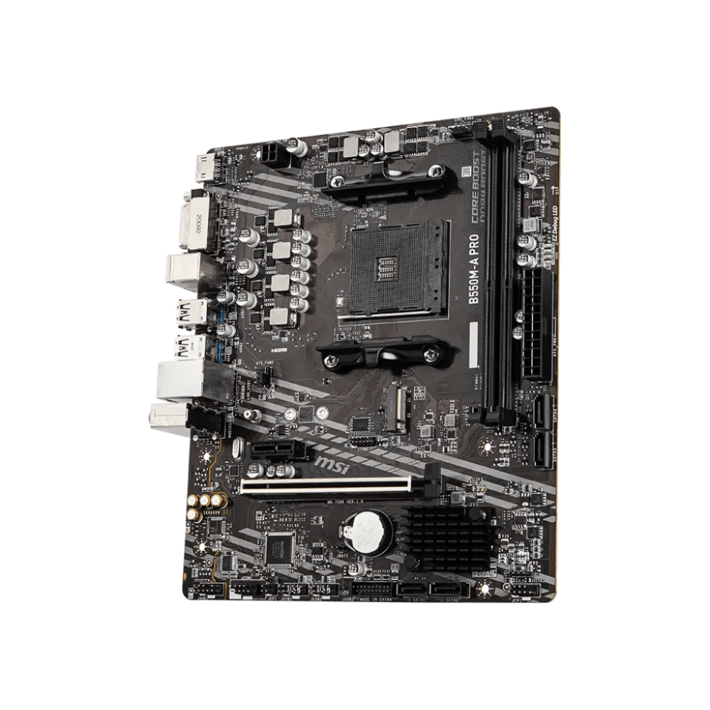 MSI B550M-A PRO AM4 Micro ATX Motherboard Black - AHW Store