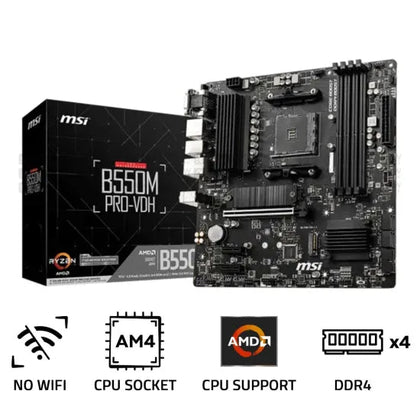 MSI B550M PRO - VDH AM4 Micro ATX Motherboard - AHW Store