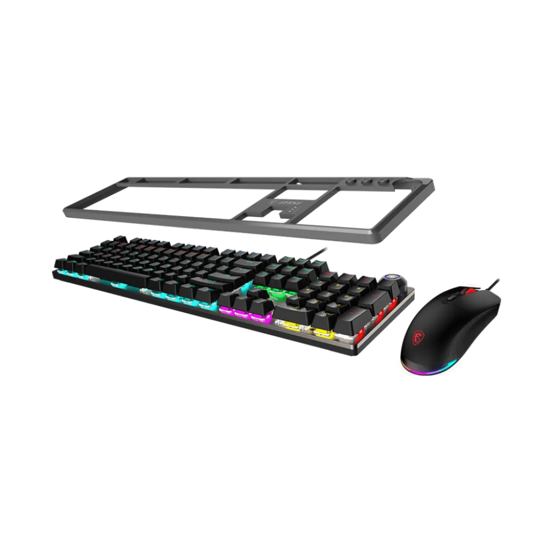 MSI FORGE GK310 Wired Gaming Combo Keyboard and Mouse 7200 DPI 7 Buttons Arabic English Black - AHW Store