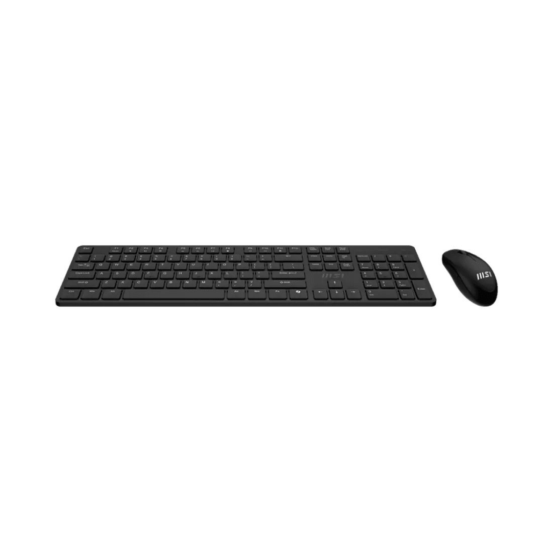 MSI FORGE K200 Wireless Office Combo Keyboard and Mouse 1600 DPI 5 Buttons English Black - AHW Store