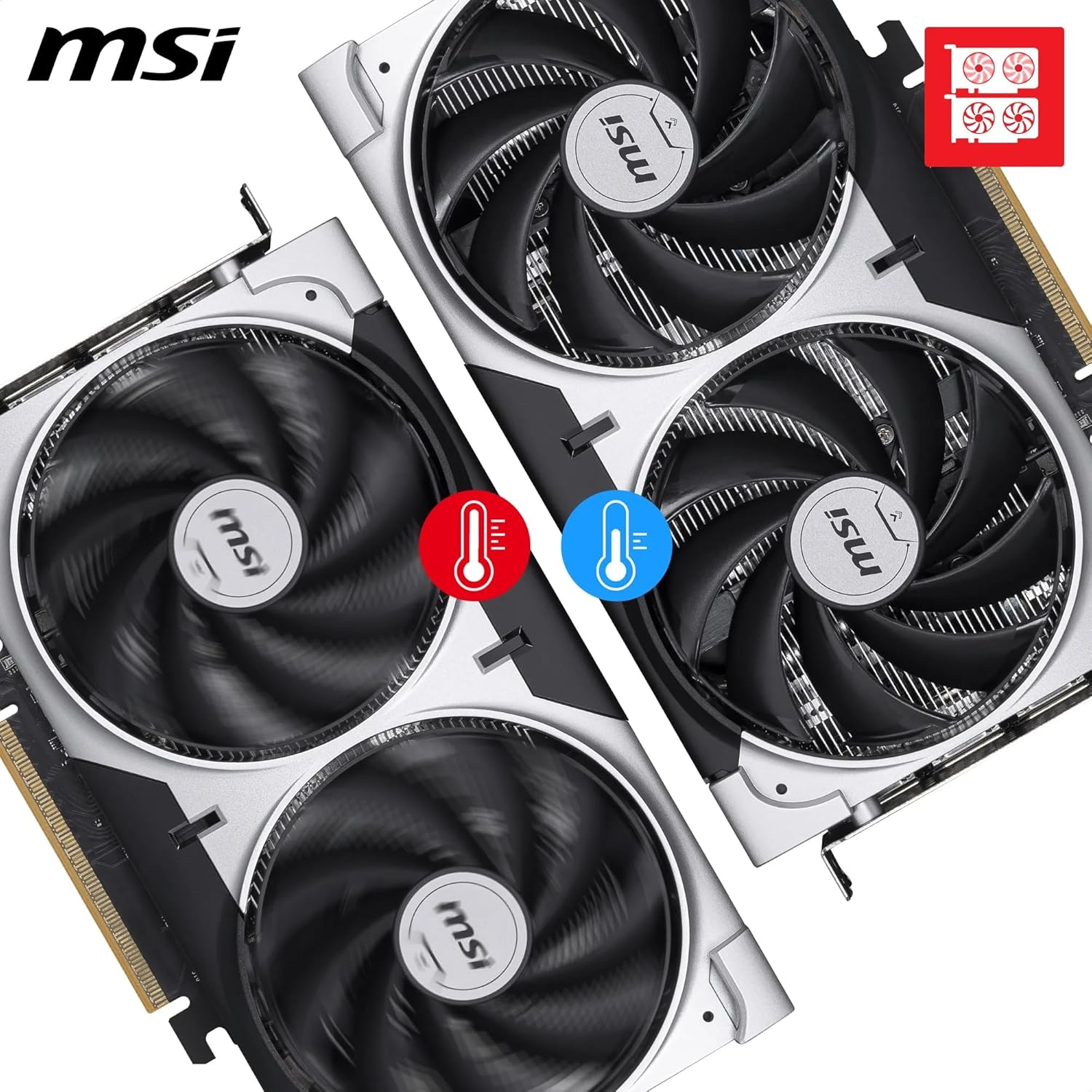 MSI GeForce RTX 5050 8G Ventus 2X OC Graphics Card - AHW Store