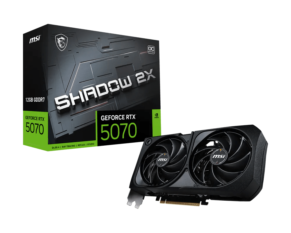 MSI GeForce RTX 5070 12G SHADOW 2X OC - AHW Store