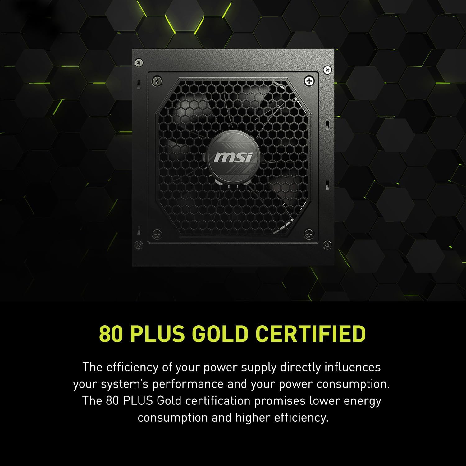 MSI MAG 850W Power Supply 80 Plus Gold - ATX 3.0 PCIe 5.0 Ready - 12VHPWR [MAG A850GL PCIE5] - AHW Store