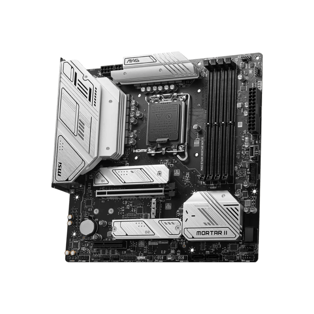 MSI MAG B760M MORTAR WIFI II DDR5 LGA1700 M - ATX Motherboard Black - AHW Store