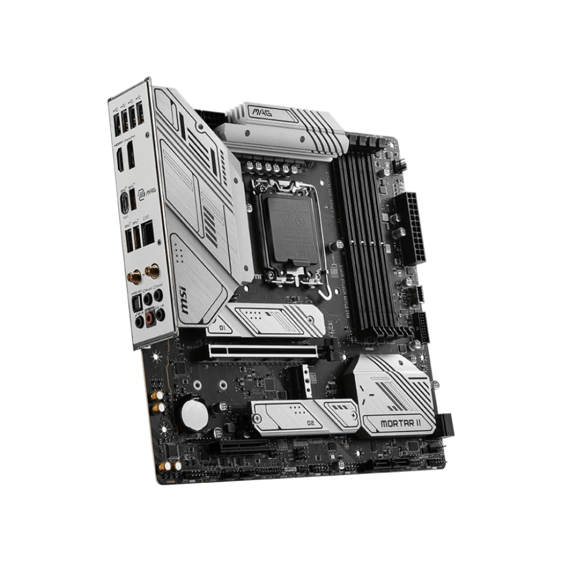 MSI MAG B760M MORTAR WIFI II DDR5 LGA1700 M - ATX Motherboard Black - AHW Store