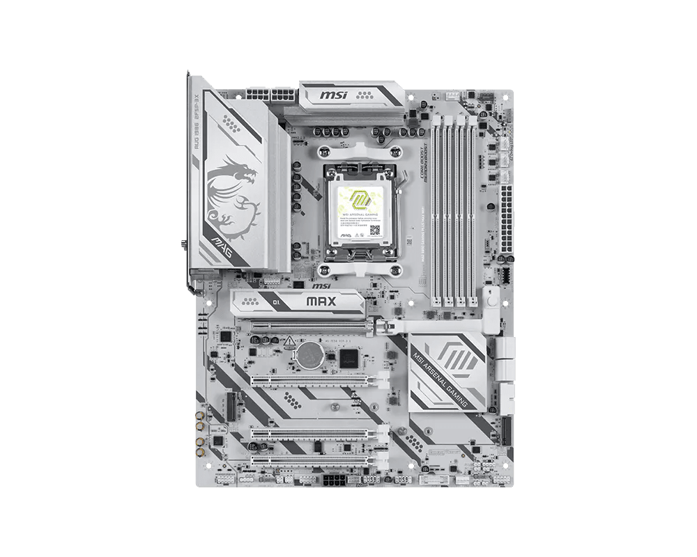 MSI MAG B850 GAMING PLUS MAX WIFI DDR5 AM5 ATX Motherboard - AHW Store
