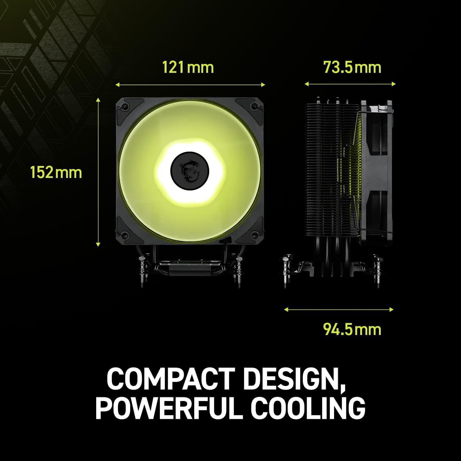 MSI MAG Core Frozr A13 120mm CPU Cooler - AHW Store