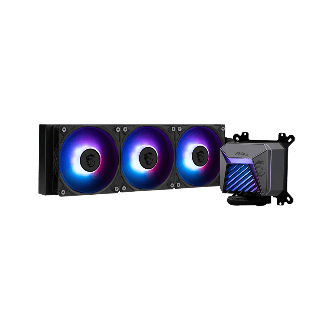 MSI MAG CORELIQUID A15 360 ARGB Liquid Cooler Black - AHW Store