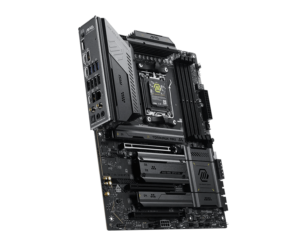 MSI MAG X870E TOMAHAWK MAX WIFI DDR5 AM5 ATX Motherboard Black - AHW Store