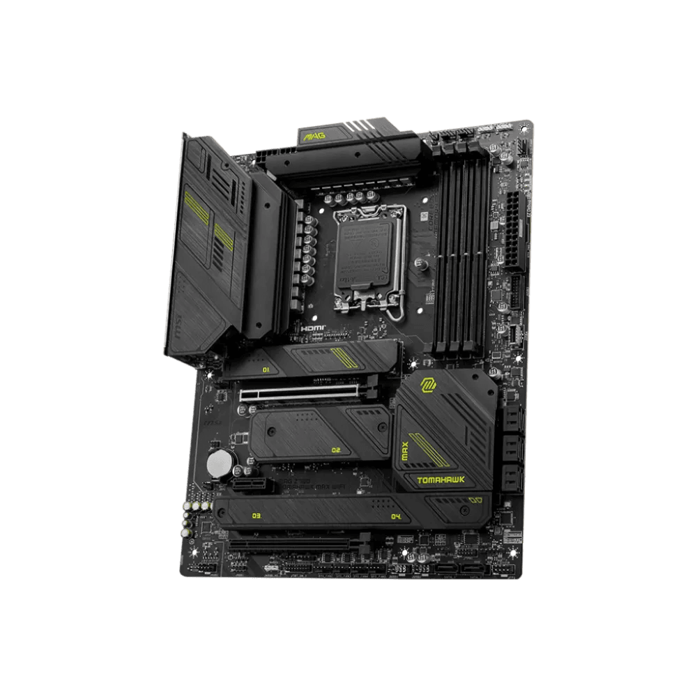 MSI MAG Z790 TOMAHAWK MAX WIFI DDR5 LGA1700 ATX Motherboard Black - AHW Store