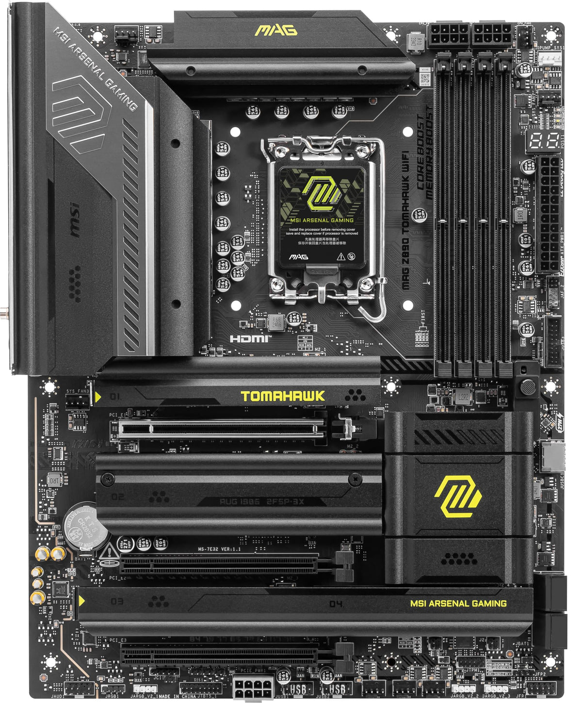 MSI MAG Z890 Tomahawk WiFi Gaming Motherboard DDR5