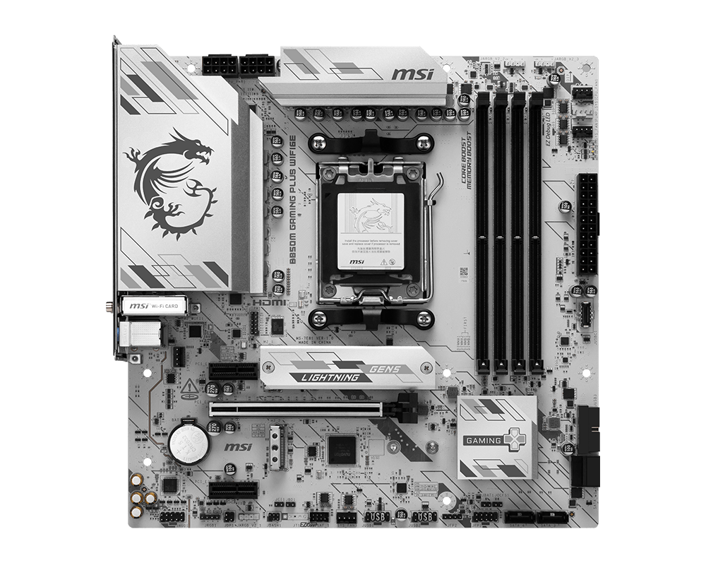 MSI B850M GAMING PLUS WIFI6E DDR5 Motherboard