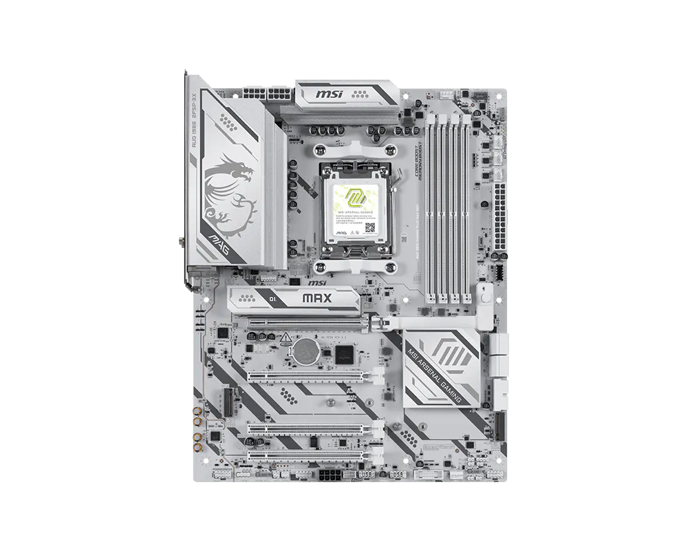 MSI MAG B850 GAMING PLUS MAX WIFI DDR5 AM5 ATX Motherboard