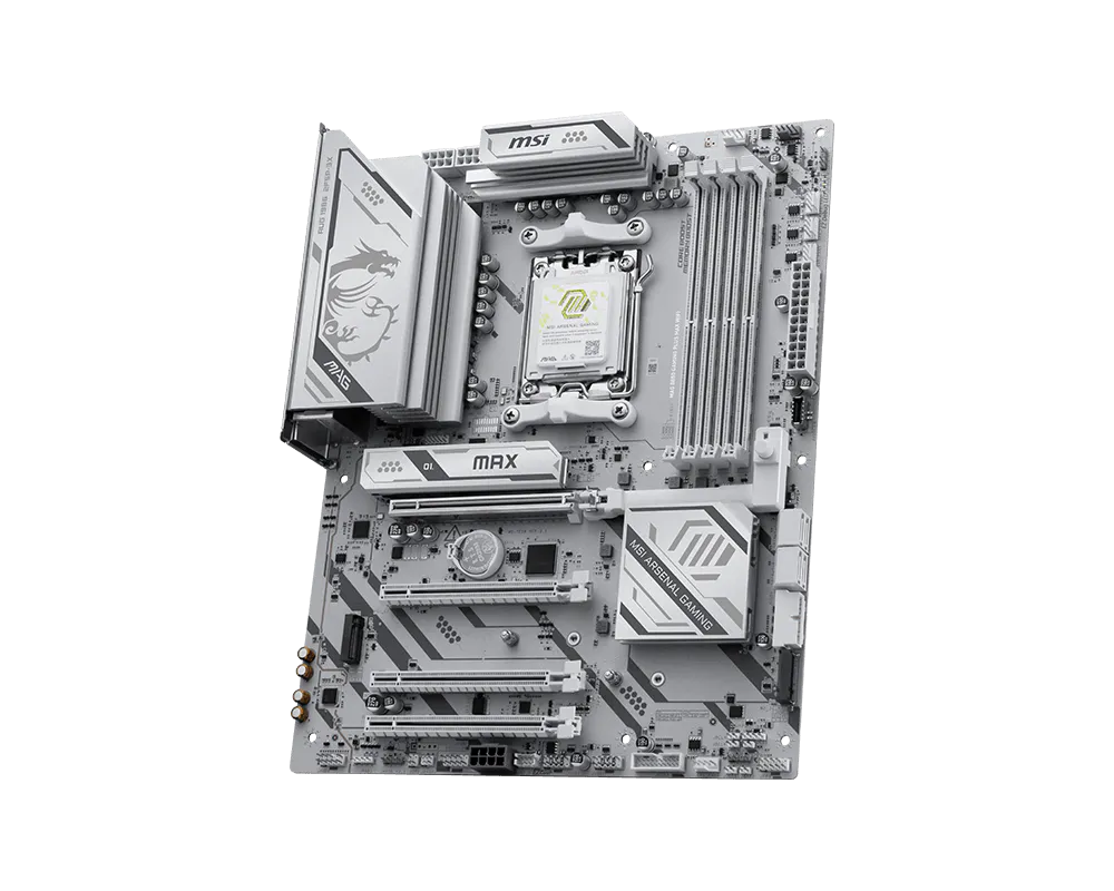 MSI MAG B850 GAMING PLUS MAX WIFI DDR5 AM5 ATX Motherboard