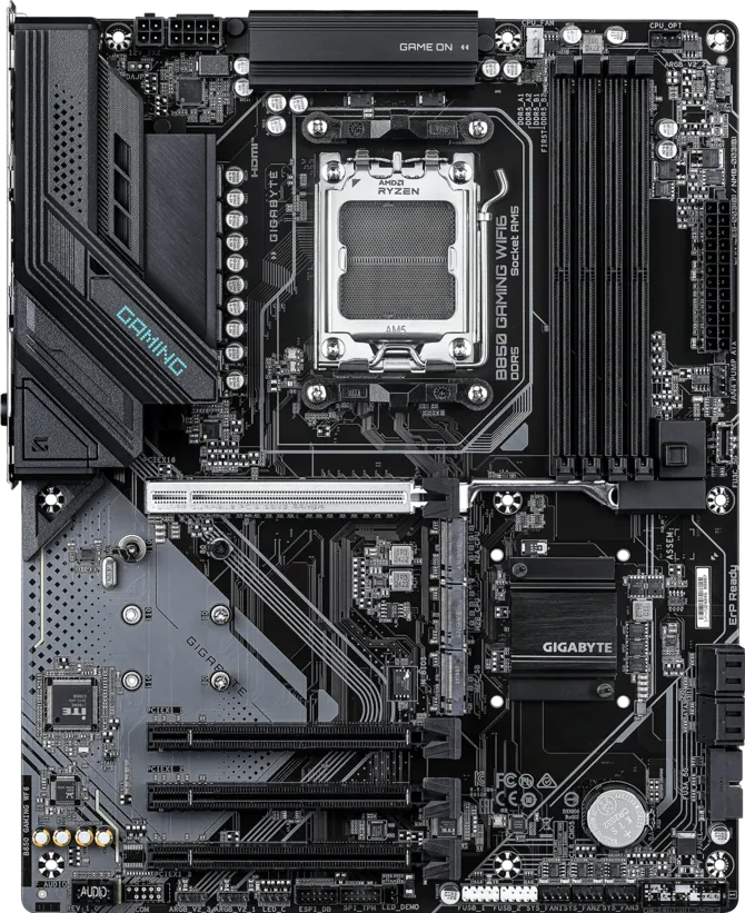 Gigabyte B850 GAMING WIFI6 DDR5 AM5 ATX Motherboard Black