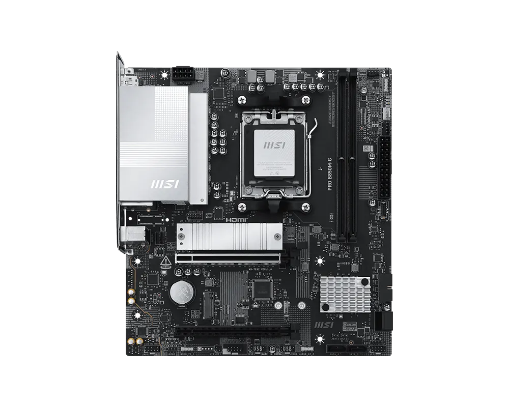 MSI PRO B850M-G Motherboard AM5 DDR5 PCIe
