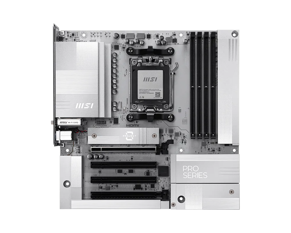 MSI PRO B850M-A WIFI PZ DDR5 mATX Motherboard