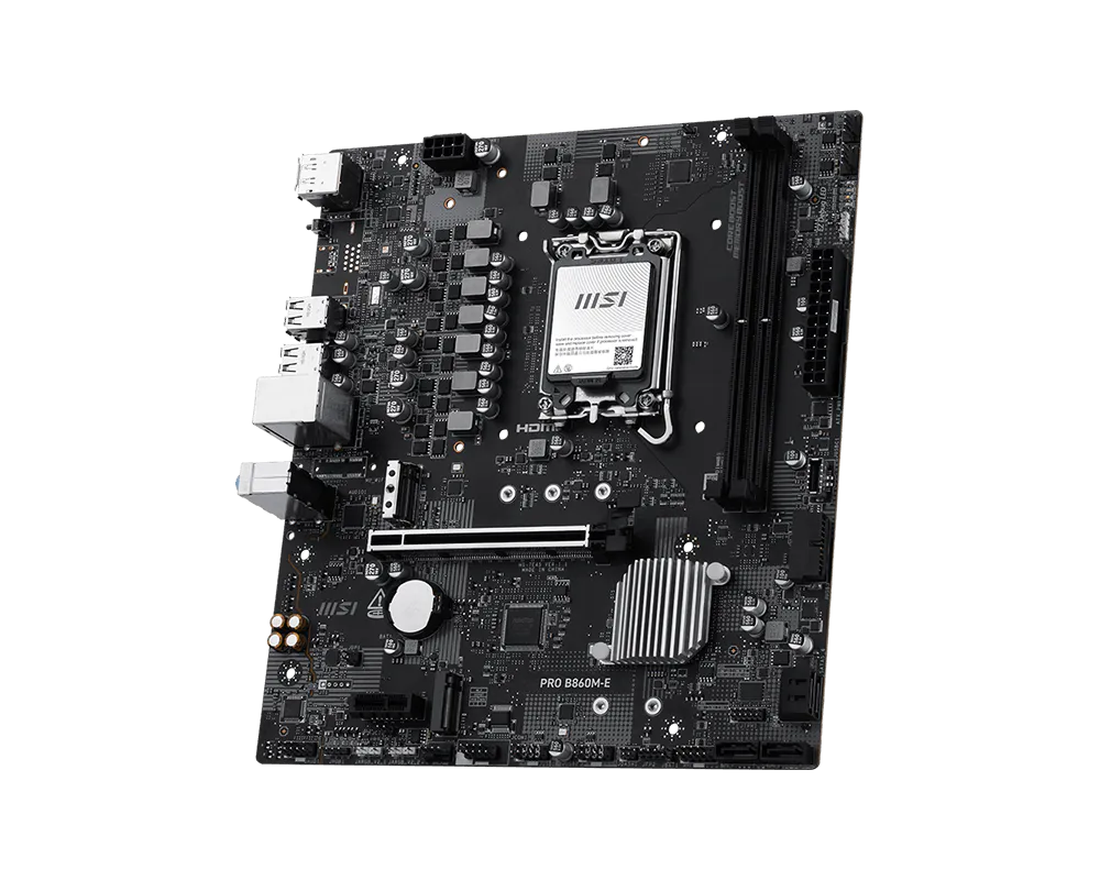 MSI PRO B860M-E DDR5 LGA 1851 ATX Motherboard