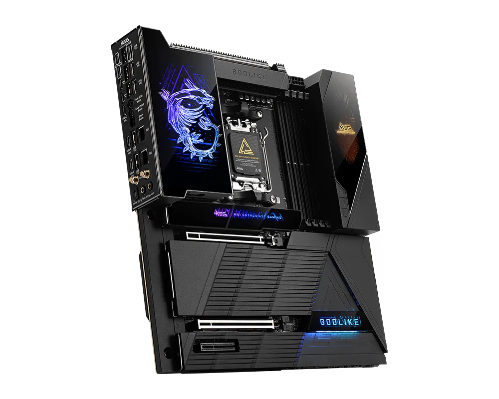 MSI MEG X870E GODLIKE WIFI DDR5 AM5 ATX Motherboard Black