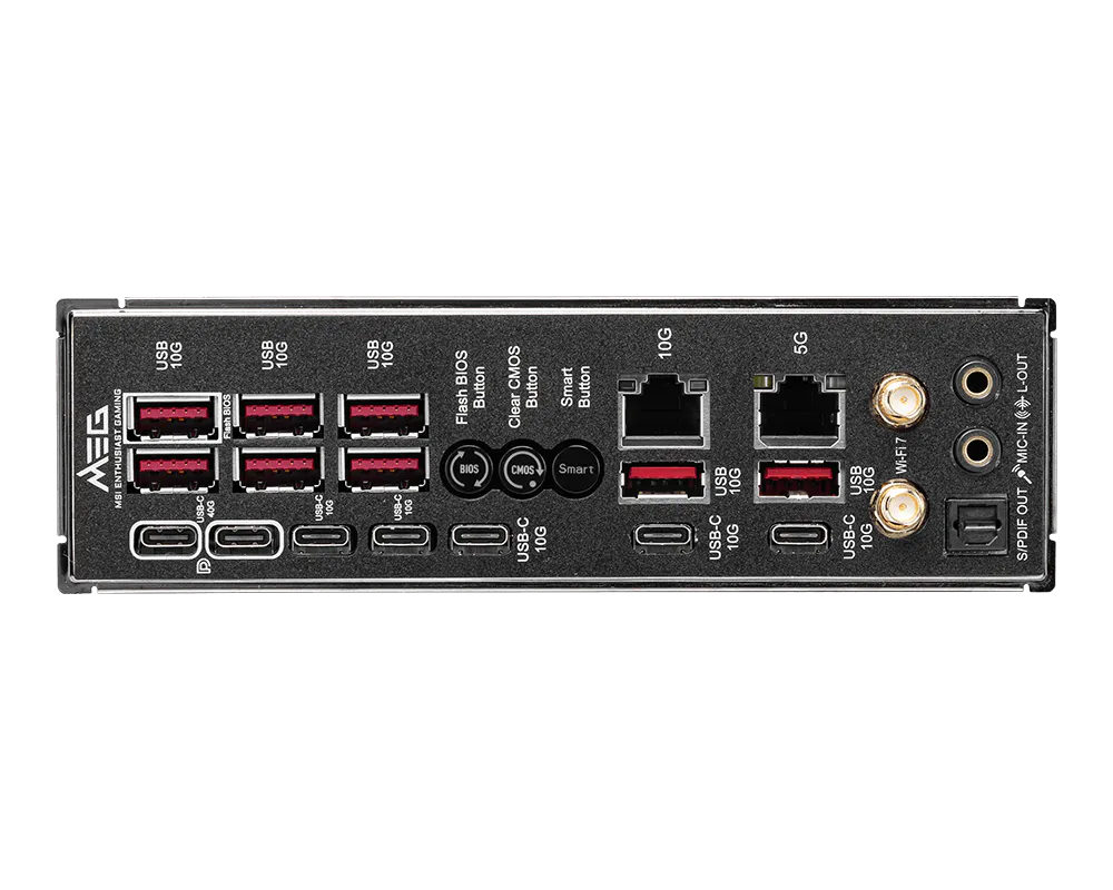 MSI MEG X870E GODLIKE WIFI DDR5 AM5 ATX Motherboard Black