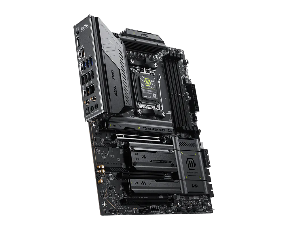 MSI MAG X870E TOMAHAWK MAX WIFI DDR5 AM5 ATX Motherboard Black
