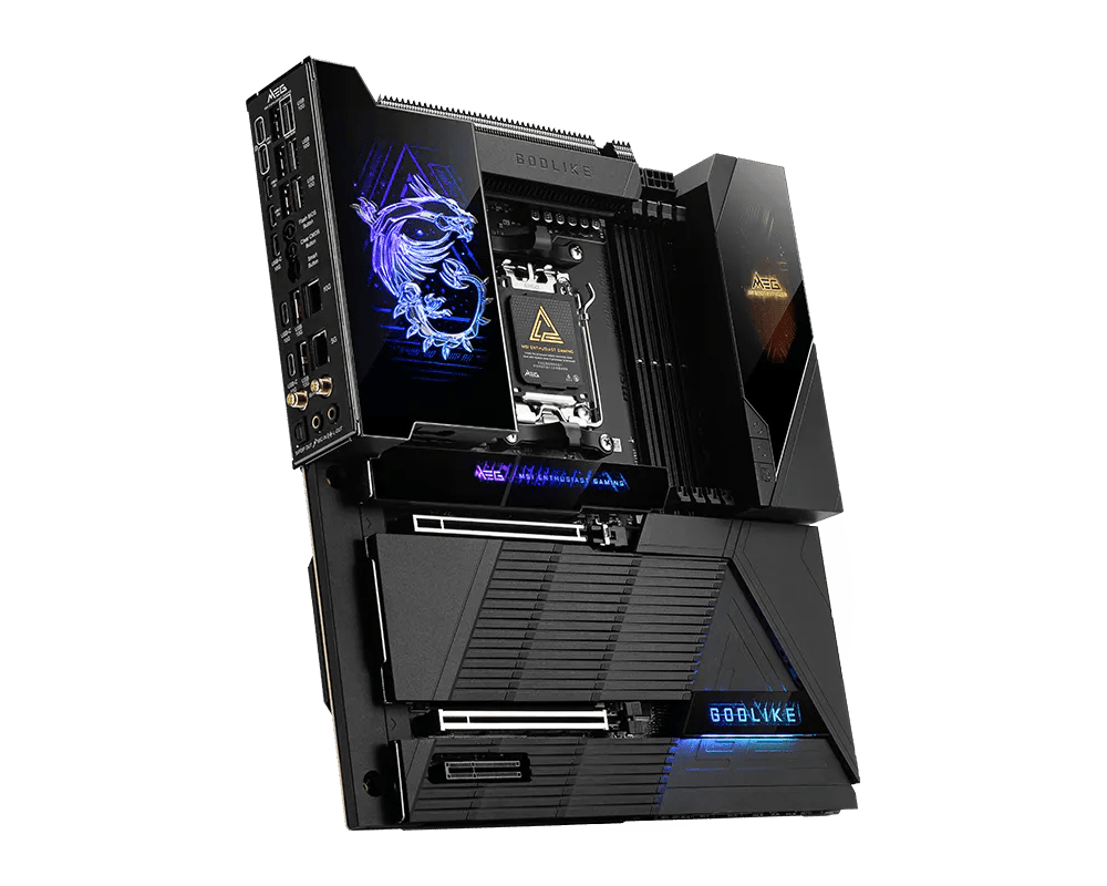 MSI MEG X870E GODLIKE WIFI DDR5 AM5 ATX Motherboard Black - AHW Store