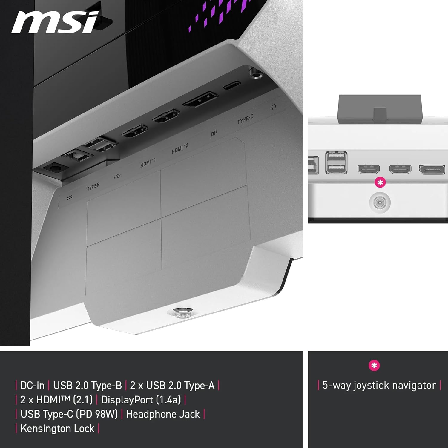 MSI MPG 274URDFW E16M Gaming Monitor 27 Inch IPS 4K 160Hz 0.5ms Black - AHW Store