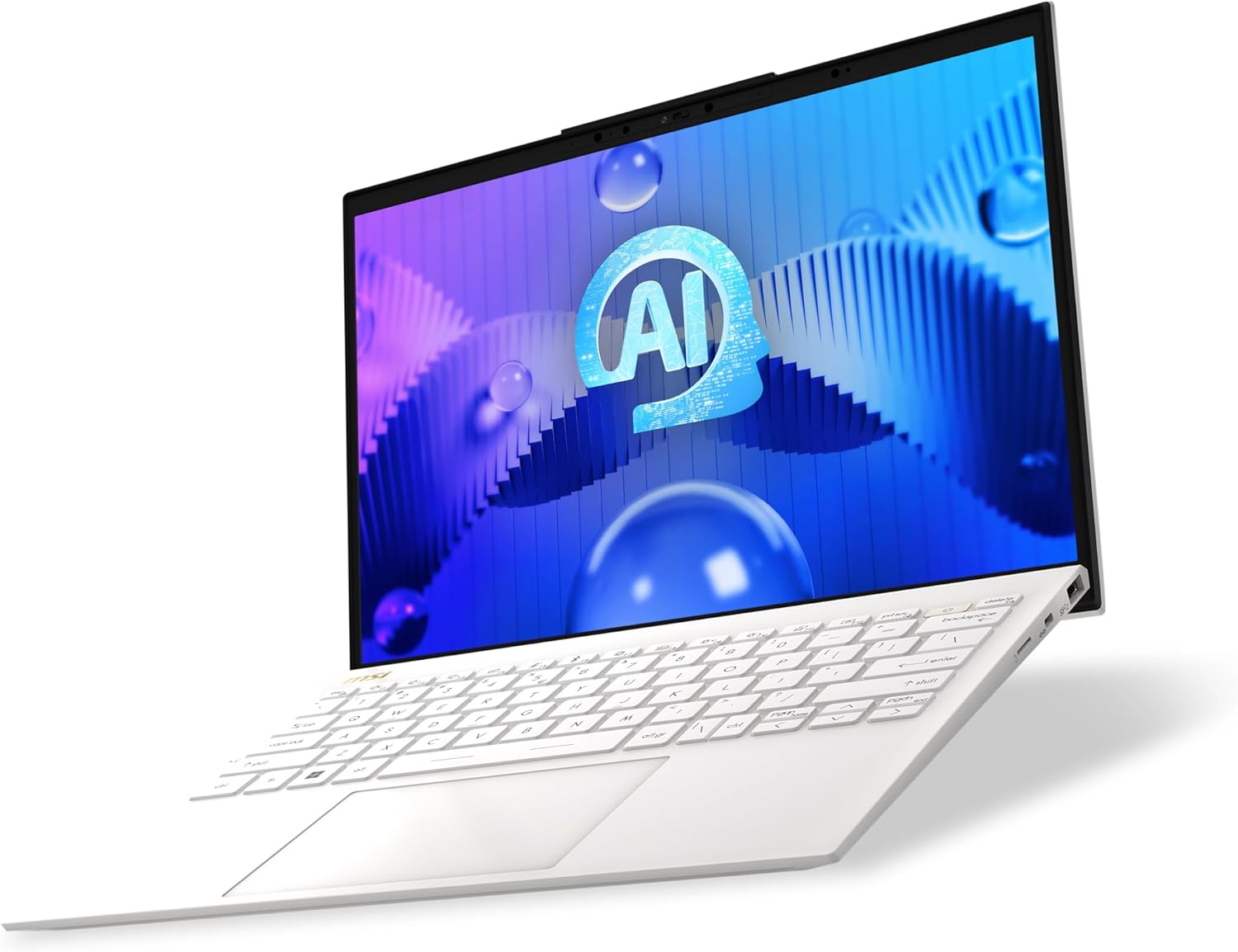 MSI Prestige 13 AI Evo A1MG Intel Ultra 7 Processor 155H 16GB RAM DDR5 Intel Arc Graphics 512GB SSD 13.3" 2.8K OLED Windows 11 White 2 Years - AHW Store