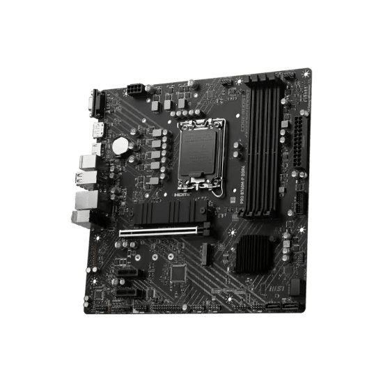 MSI PRO B760M - P DDR4 LGA1700 M - ATX Motherboard Black - AHW Store