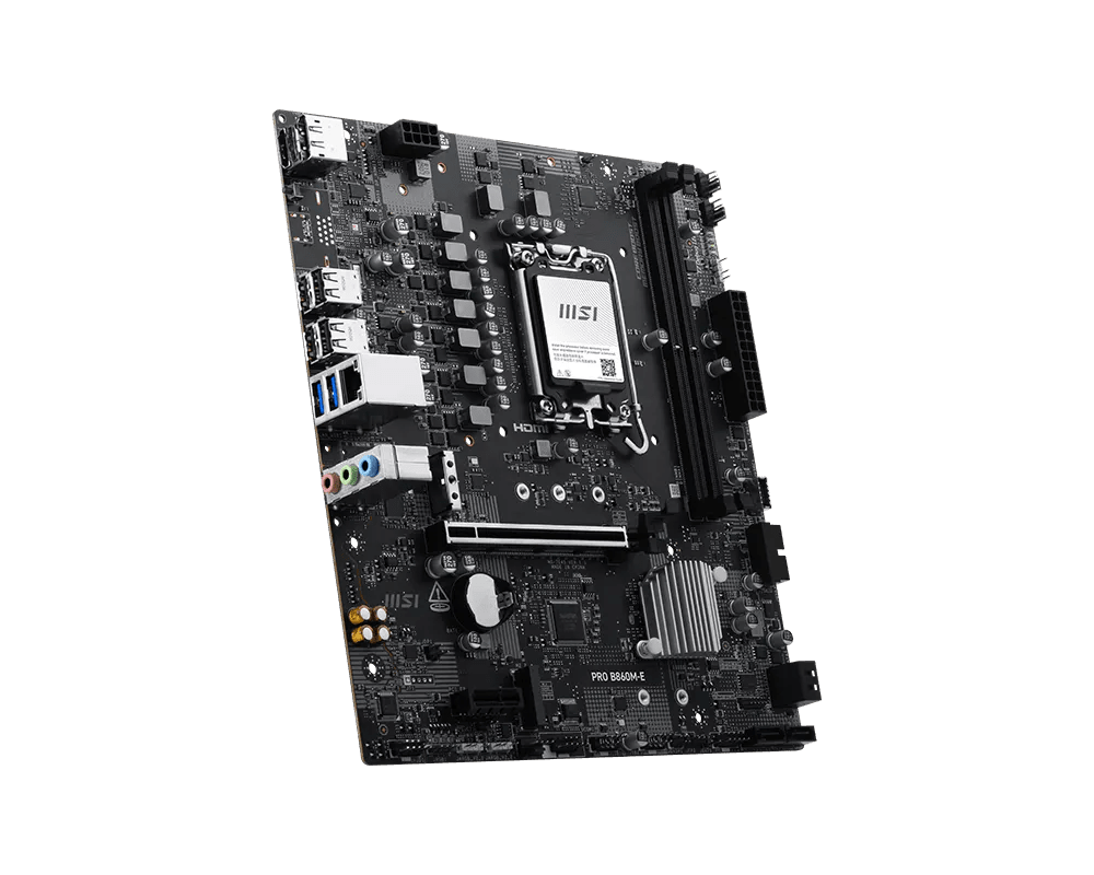 MSI PRO B860M-E DDR5 LGA 1851 ATX Motherboard - AHW Store