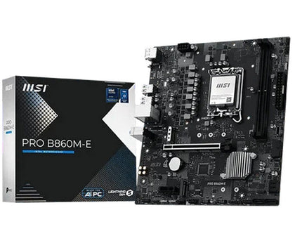MSI PRO B860M-E DDR5 LGA 1851 ATX Motherboard - AHW Store