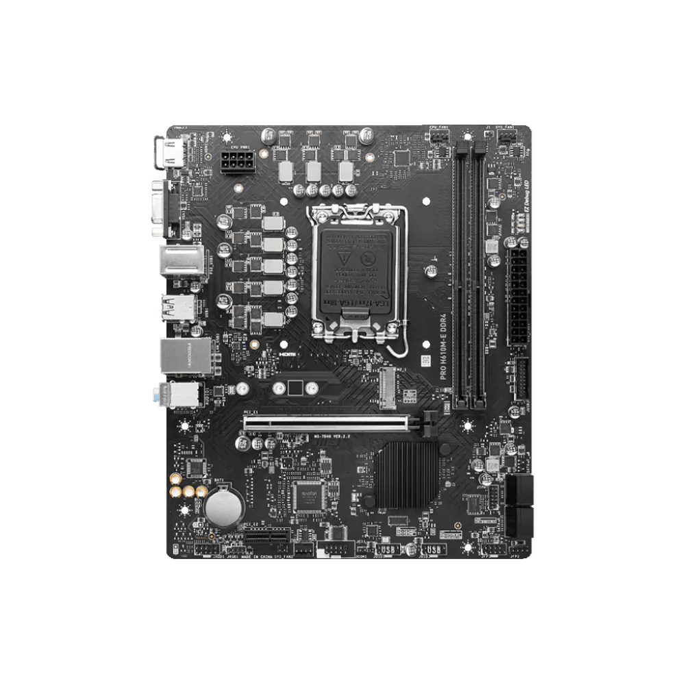MSI PRO H610M - E DDR4 LGA1700 M - ATX Motherboard - AHW Store