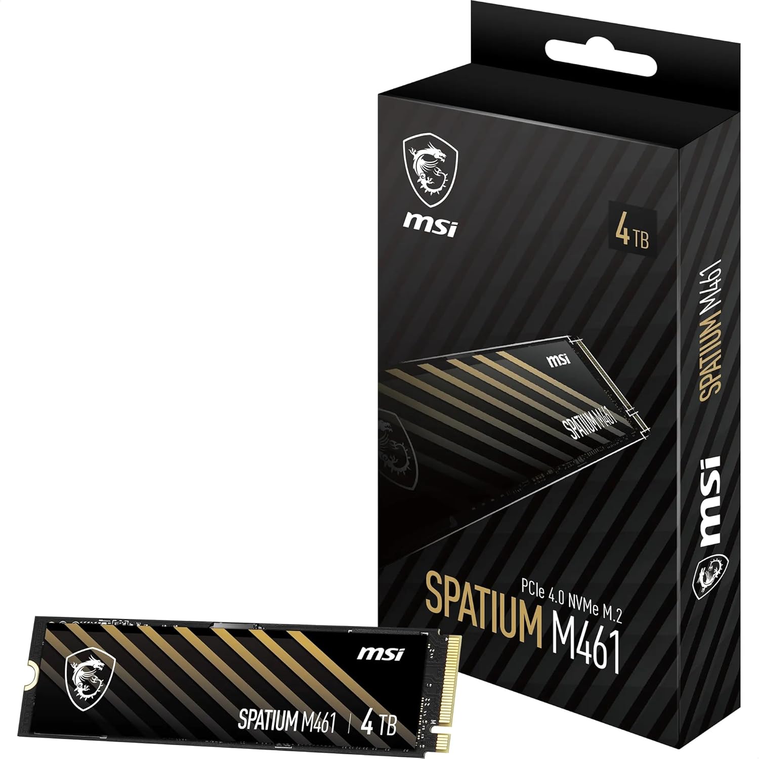 MSI SPATIUM M461 PCIe 4TB NVMe SSD - AHW Store