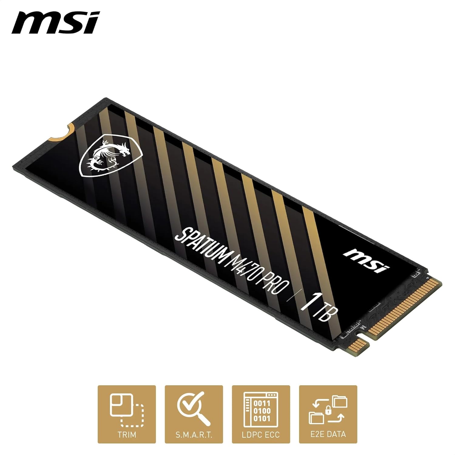 MSI SPATIUM M470 Pro PCIe 4.0 NVMe M.2 1TB - AHW Store