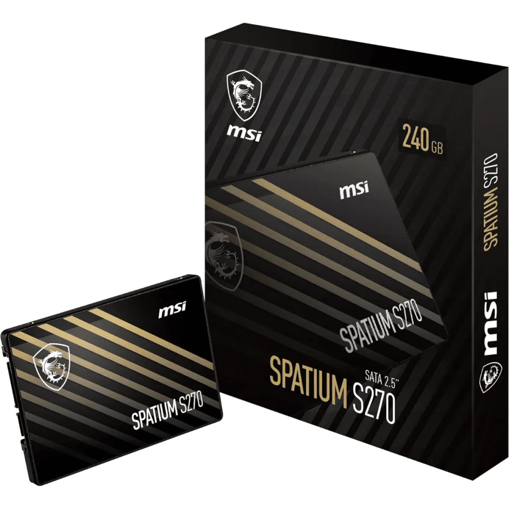 MSI SPATIUM S270 240GB SATA III 2.5 Inch Internal SSD - AHW Store