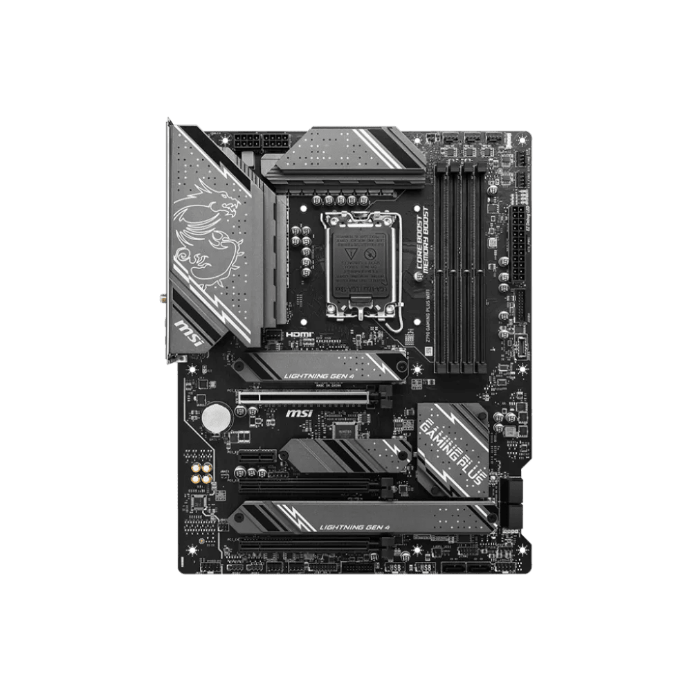 MSI Z790 GAMING PLUS WIFI DDR5 LGA1700 ATX Motherboard Black - AHW Store