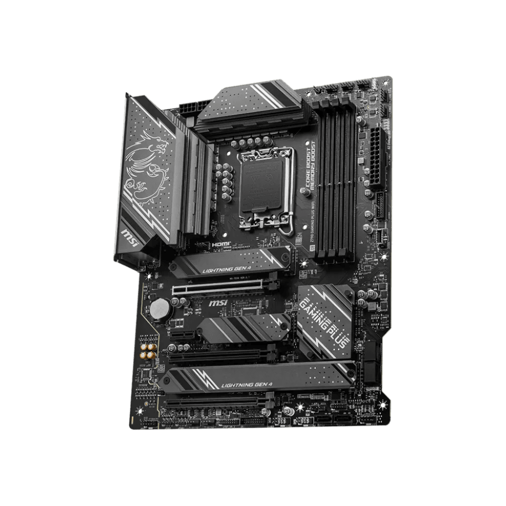 MSI Z790 GAMING PLUS WIFI DDR5 LGA1700 ATX Motherboard Black - AHW Store