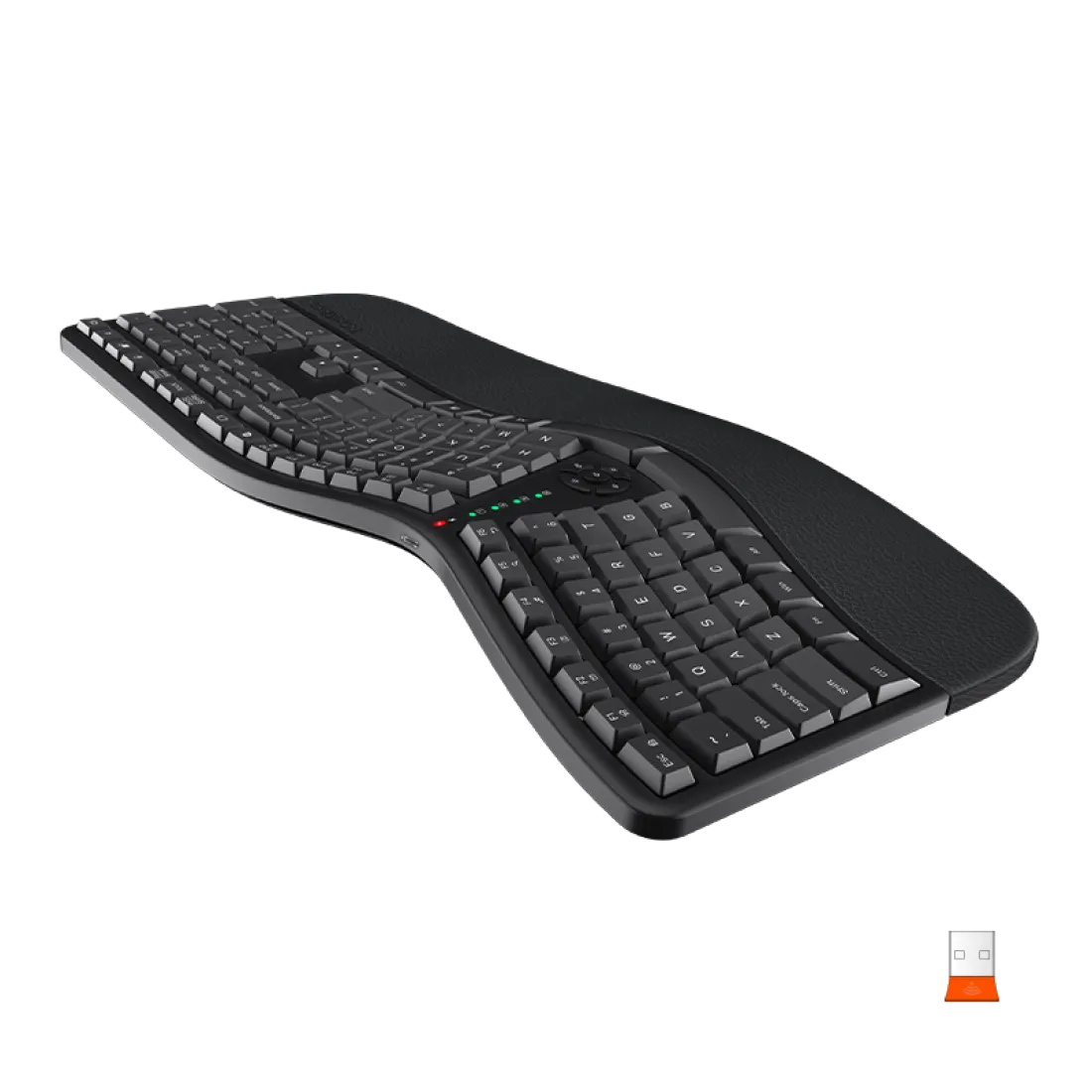 Meetion DirectorC Wireless Office Combo Keyboard and Mouse 2400 DPI 6 Buttons English / Arabic Black (Open Box)