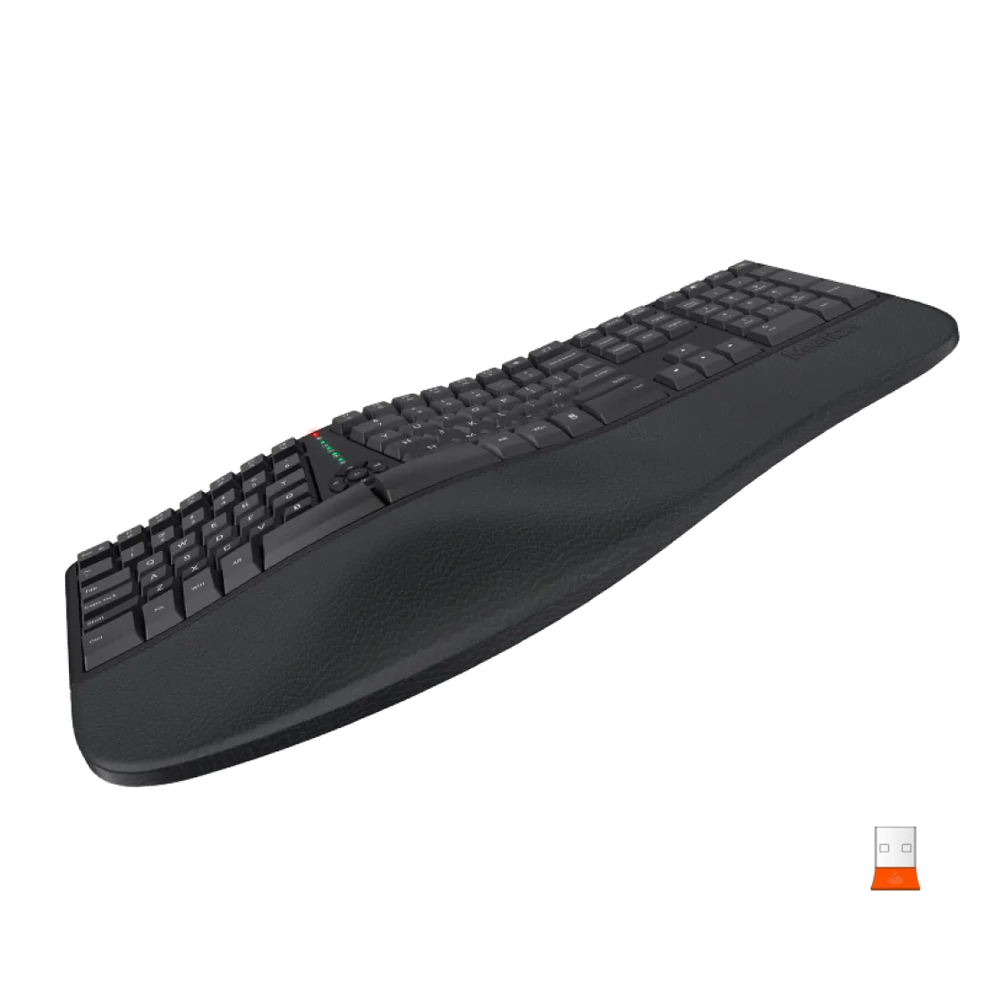 Meetion DirectorC Wireless Office Combo Keyboard and Mouse 2400 DPI 6 Buttons English / Arabic Black (Open Box)